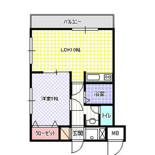 Mプラザ香里壱番館【605号室】の間取り