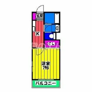 ペルソネ高宮【3階】の間取り