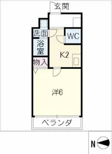 ヴィヴィアンパーク【1階】の間取り