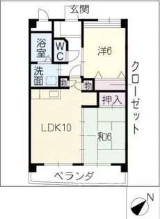 エクセル【6階】の間取り