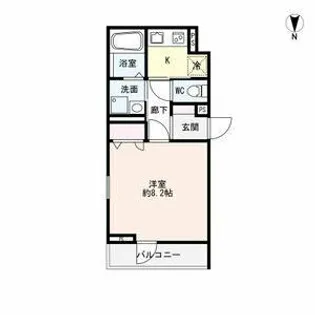 シャルムS岡崎【2階】の間取り