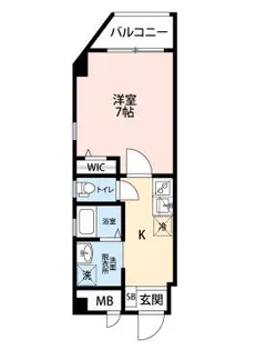 リヴェーラ上町台【602号室】の間取り
