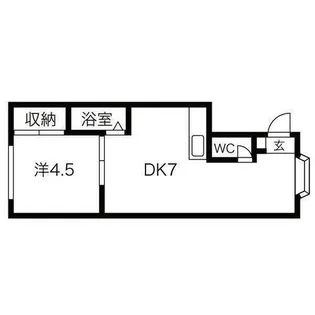 アルファコートI【205号室】の間取り