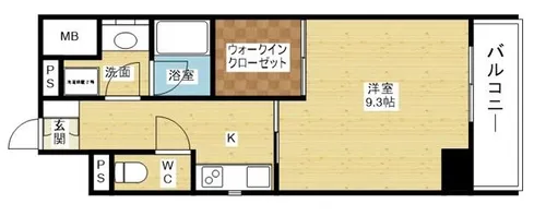 エステムコート新大阪Xザ・ゲート【2階】の間取り
