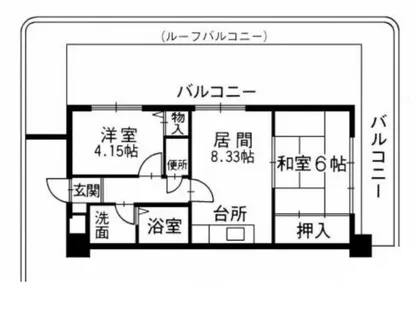 メゾン・セルベイル【5階】の間取り