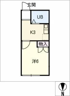 タカギビル【4階】の間取り