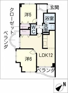 グランドゥール【2階】の間取り
