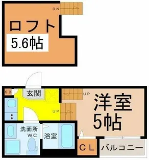 VILLETTA栄【203号室】の間取り
