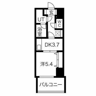 さくらHills NISHIKI Platinum Residence【8階】の間取り