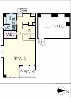 OSMANTHUS FRAGRANS【9階】の間取り