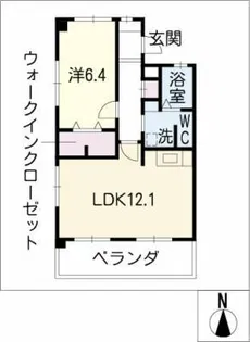 ルナ・ルーチェ【2階】の間取り