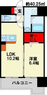 グランヒルズ三萩野【9階】の間取り