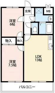 エクセル小呂【5階】の間取り