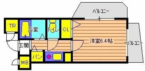 YKハイツ桜町【2階】の間取り