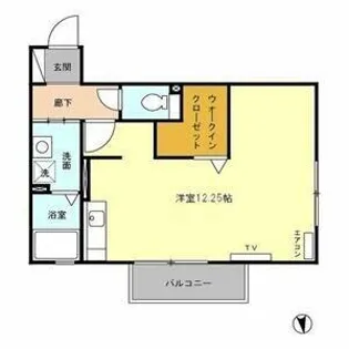 アフロディーテ【2階】の間取り