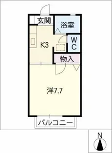CozyCourt池端【1階】の間取り
