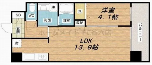 インフィルドⅢ【6階】の間取り