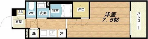 ファーストフィオーレ福島野田Ⅱ【5階】の間取り