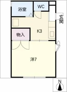 パル井深【1階】の間取り