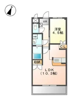ファームヴィレッジ・やしろV【2階】の間取り