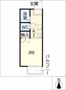 リバティスクエア【2階】の間取り