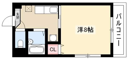 フレア【3階】の間取り