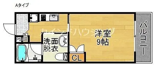 エル・セレーノ住之江【3階】の間取り