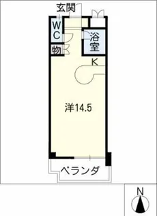 ラフィネ広路【4階】の間取り