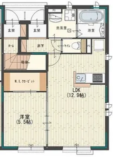 エトワール【107号室】の間取り