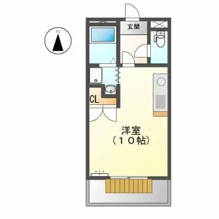 ラ・メゾン21【1階】の間取り