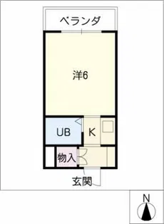 ハウス太平【1階】の間取り