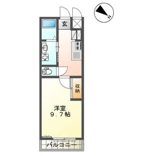 カメリアレジデンスヨコハマ【2階】の間取り