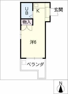 クオリシティ山手【4階】の間取り