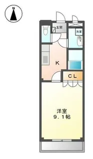 グランドパレス堀越【2階】の間取り