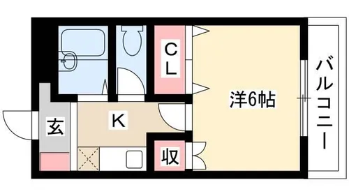 アネックスK【2階】の間取り