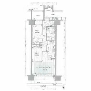 プレサンス ジェネ 新栄町駅前 葵【13階】の間取り