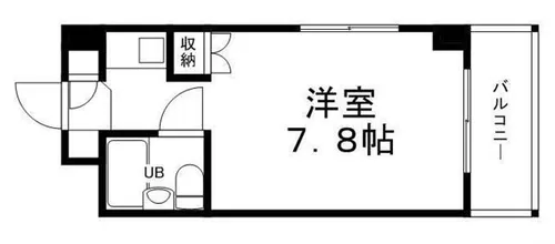 グリーンハイツ梅ヶ谷【4階】の間取り