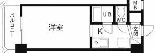 第7フクマルビル【8階】の間取り