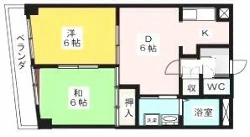 メイプル金山【4階】の間取り