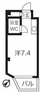 グリーンパークハイツ西山【2階】の間取り