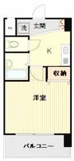 パークフラッツ金山【7階】の間取り