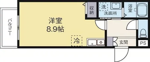 アリターレ薬院【4階】の間取り