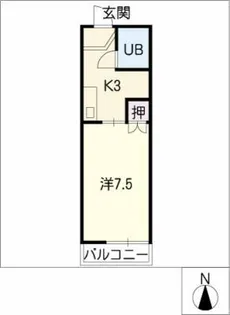 フォーレストヒルズ【2階】の間取り