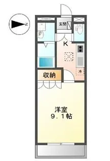 クレシア【1階】の間取り