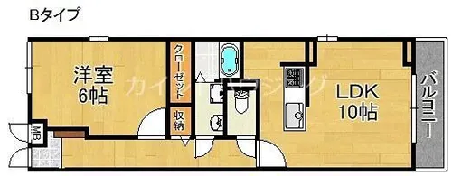 エスト・モンターニュ【2階】の間取り