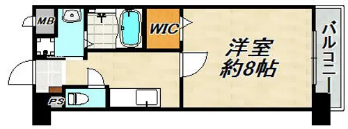 ツルトスコⅡ番館【4階】の間取り