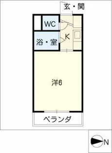 ジュネス富が丘【3階】の間取り