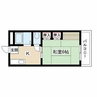 Sハイツ【4階】の間取り