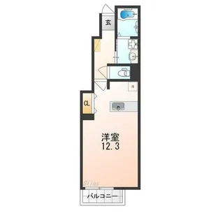 ヴィラミニョン【1階】の間取り