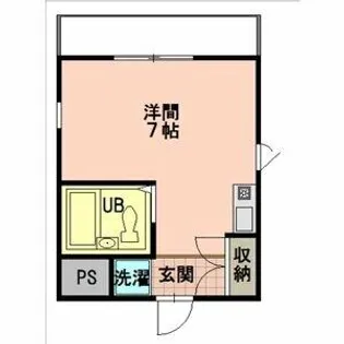 原スイートハウス【3A号室】の間取り